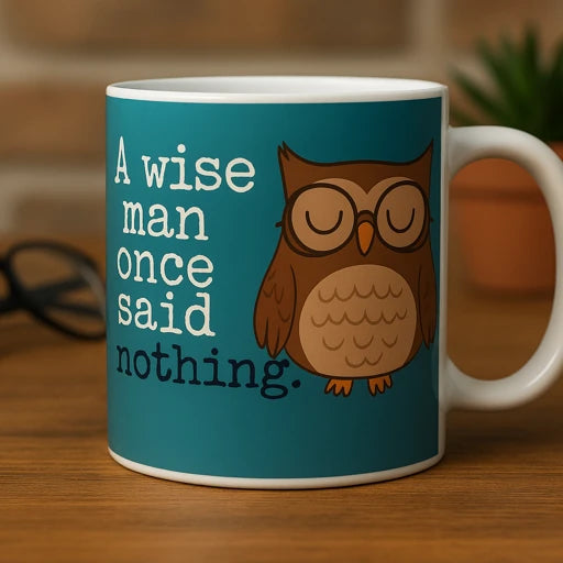 A Wise Man Once Said Nothing (Owl)