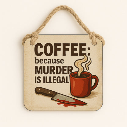Coffee Because Murder is Illegal
