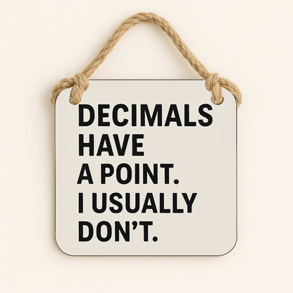 Decimals have a Point