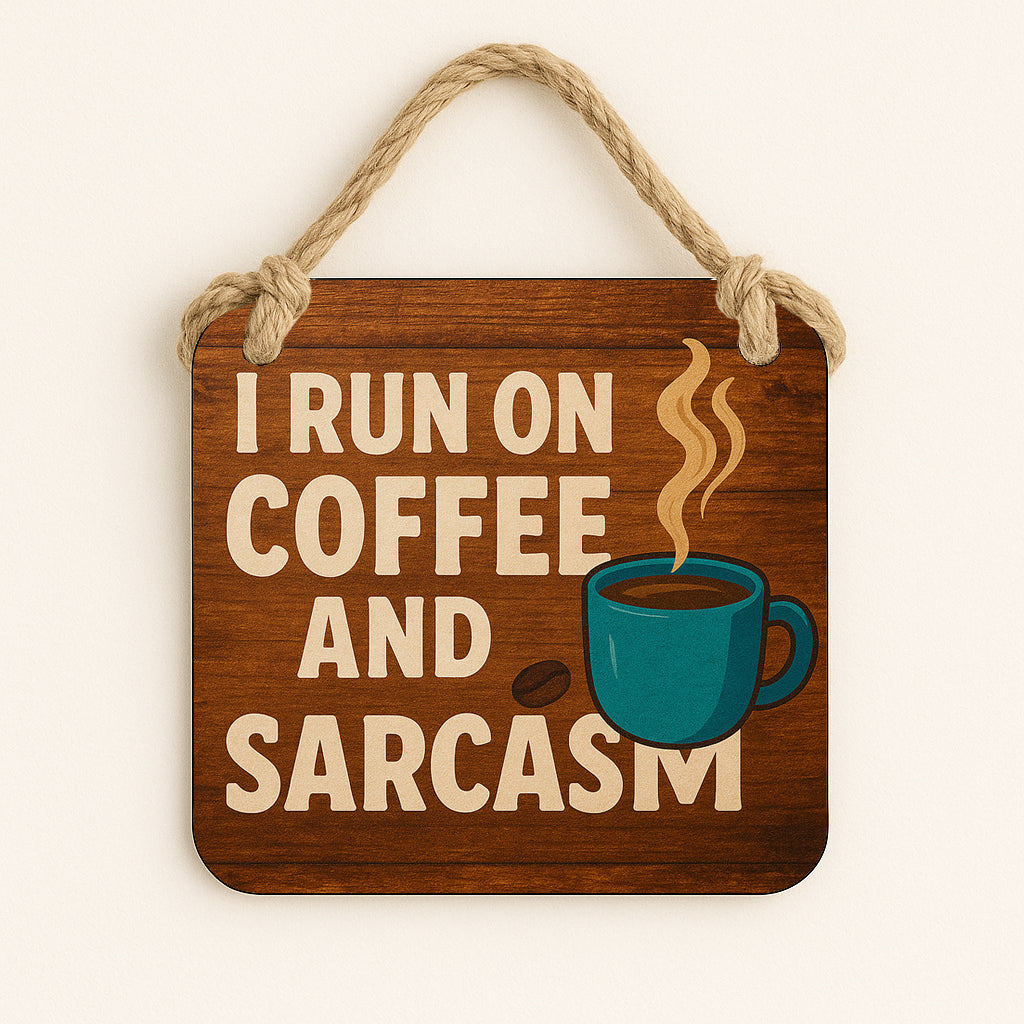 Run off Coffee and Sarcasm