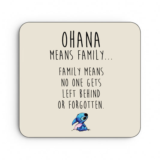 Ohana Means Family - Stitch