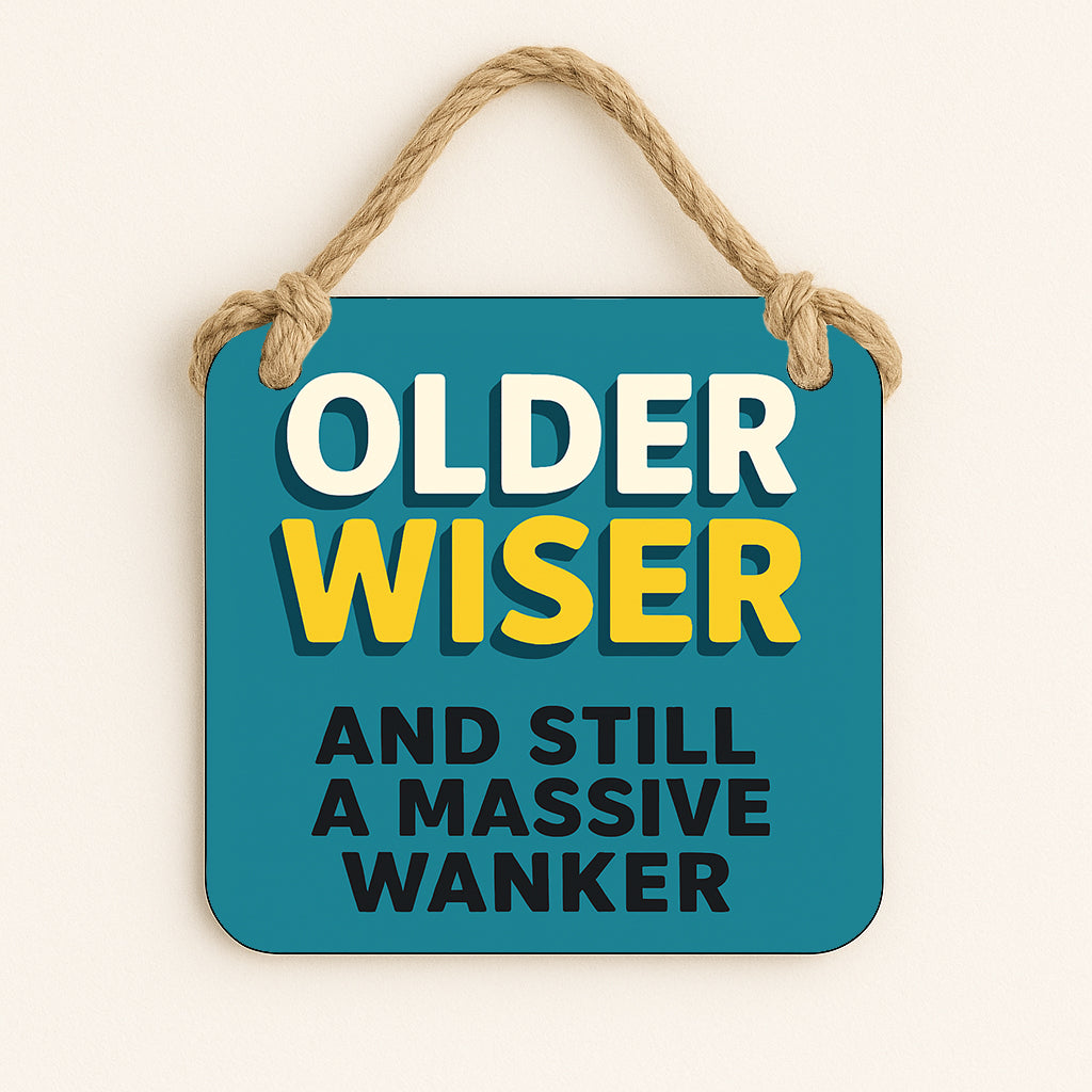 Older, Wiser and Still A Massive Wanker