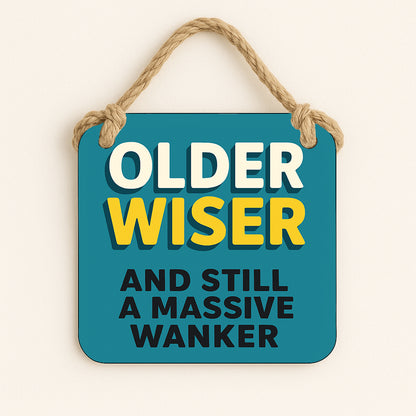 Older, Wiser and Still A Massive Wanker