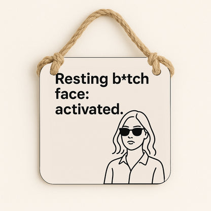 Resting Bitch Face Activated
