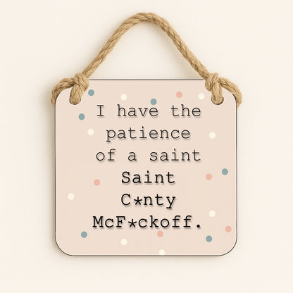 Saint Cunty McFuckoff.