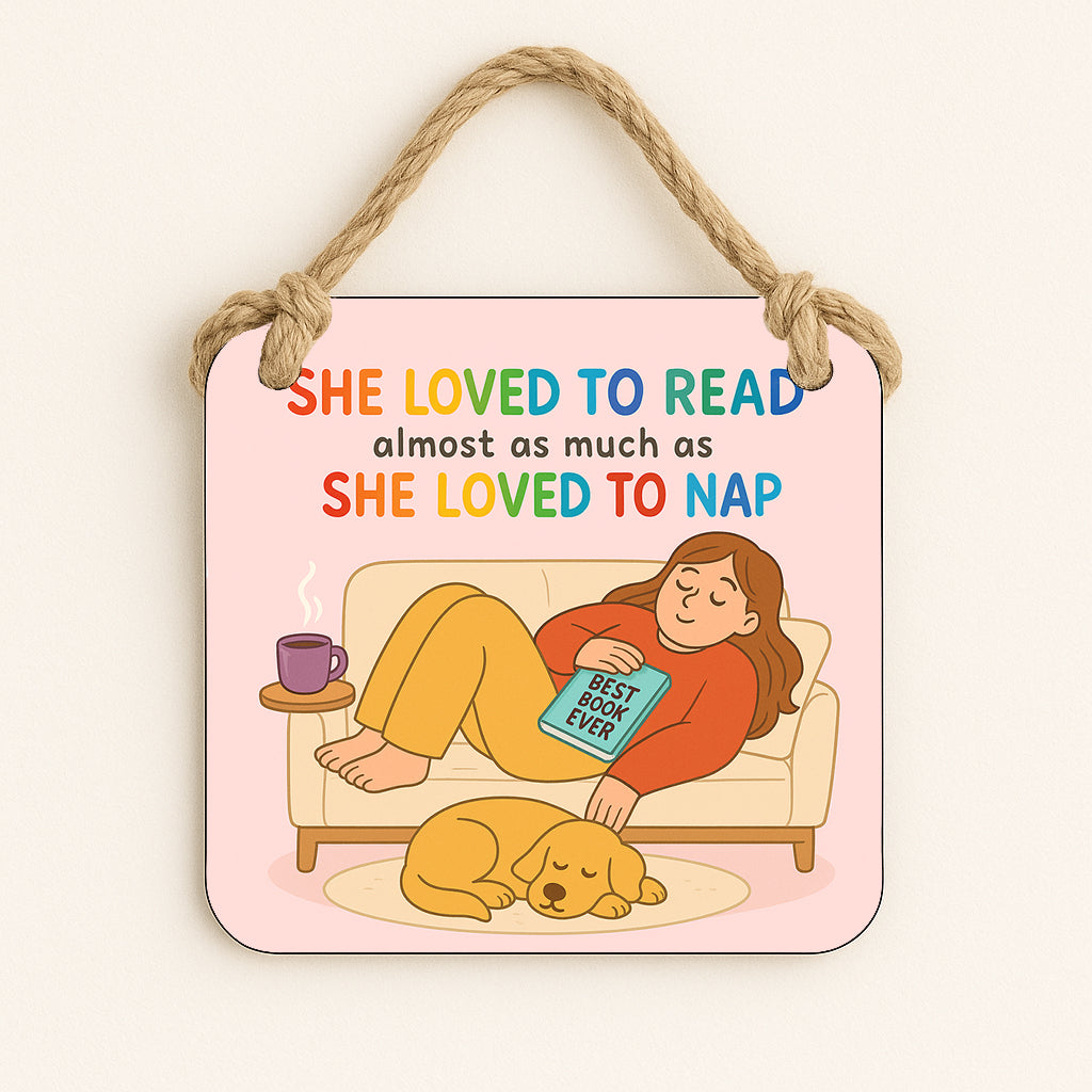 She Loved to Read Almost as Much as She Liked to Nap