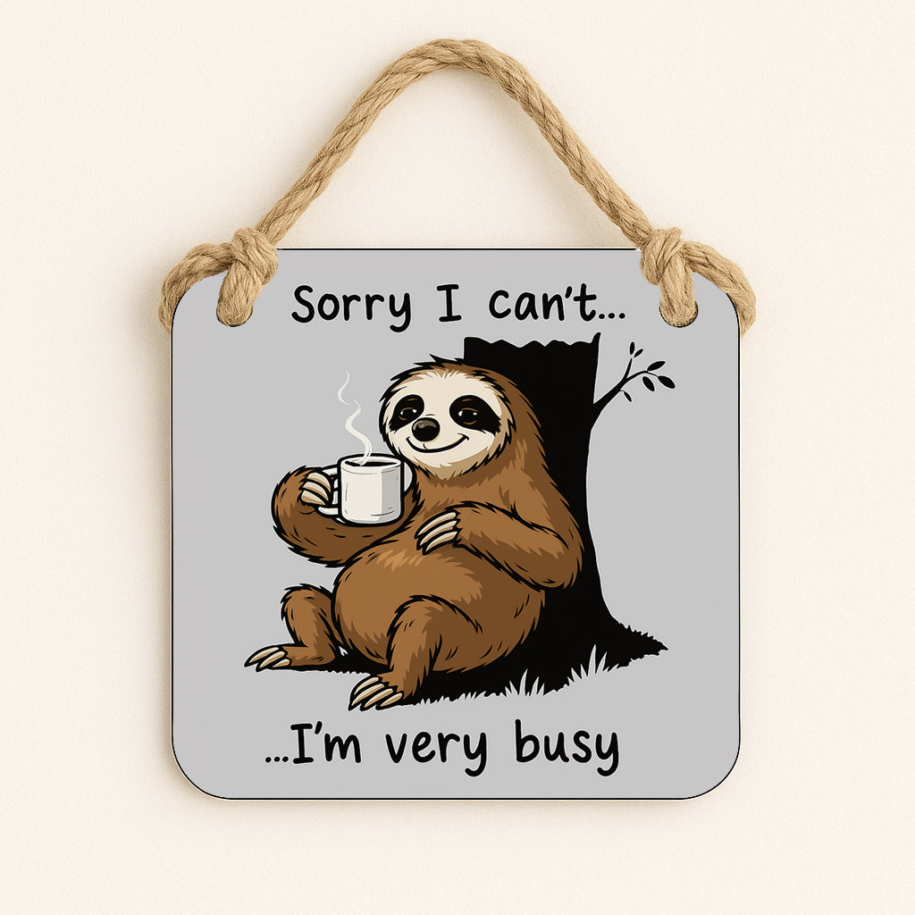 Sorry I Can't... I'm Very Busy Sloth
