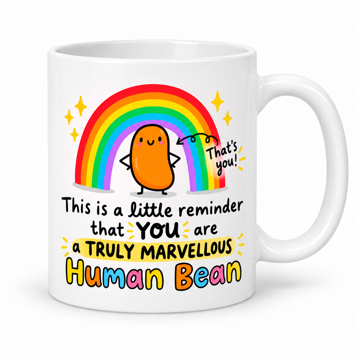 A Truly Marvellous Human Bean — mug