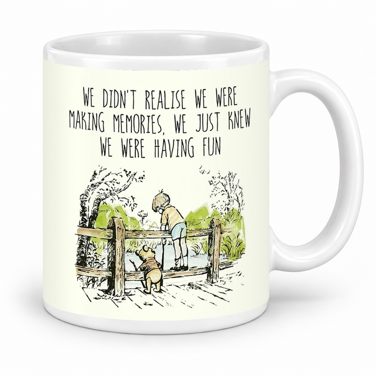 Making Memories - Christopher Robin — 11oz white ceramic mug
