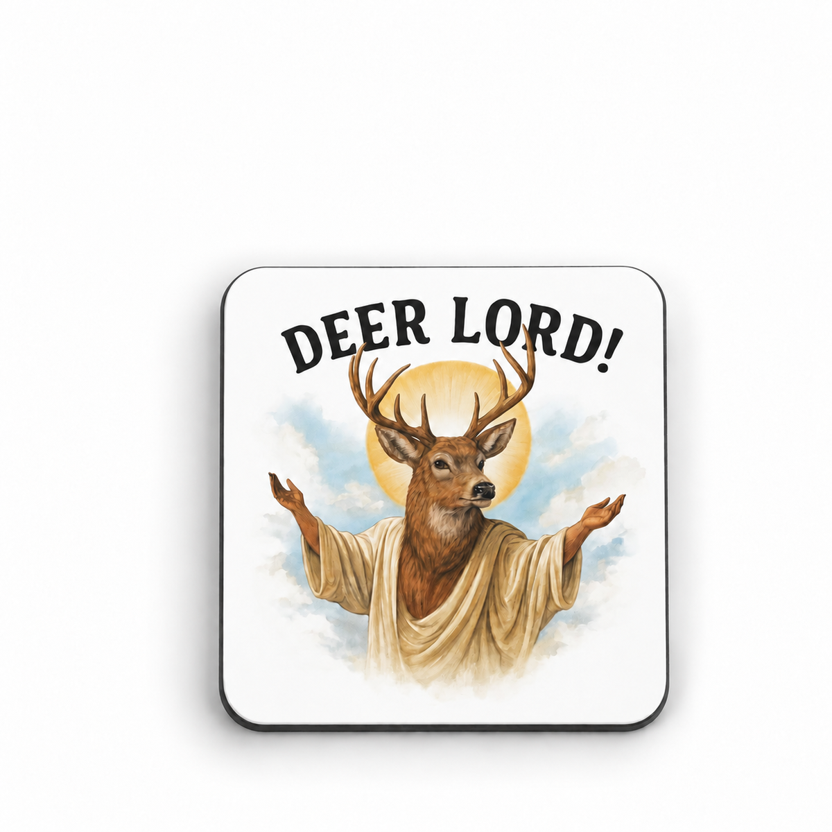Deer Lord — 5 cm × 5 cm fridge magnet