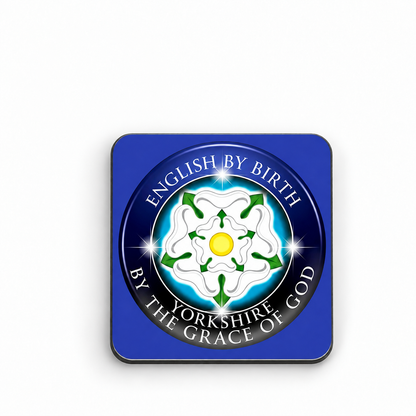 English by birth — 5 cm × 5 cm fridge magnet