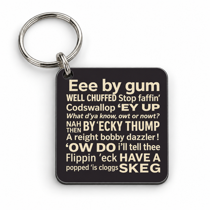 Eee By Gum — 5 cm × 5 cm keyring mock-up