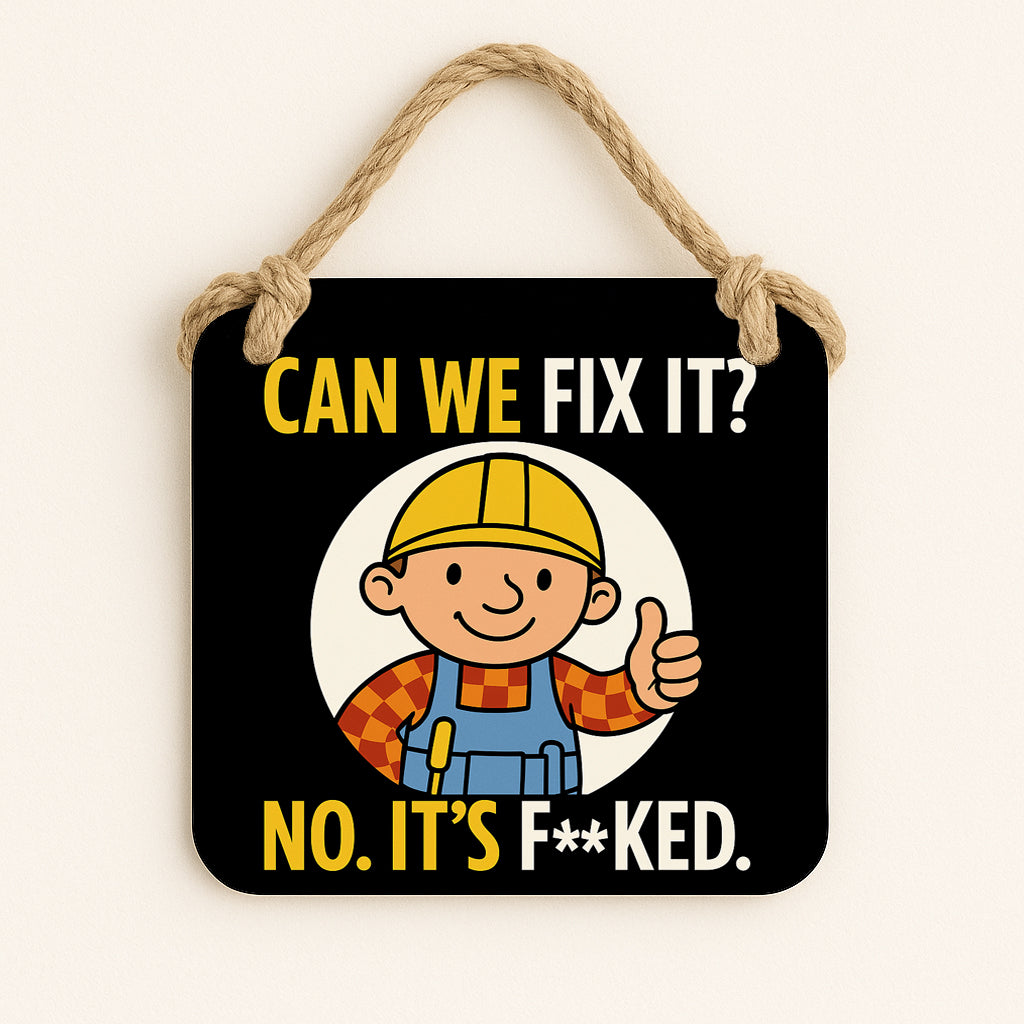 Can we Fix It? No. Its Fucked.