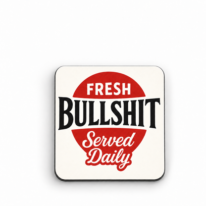Fresh Bullshit — 5 cm × 5 cm fridge magnet