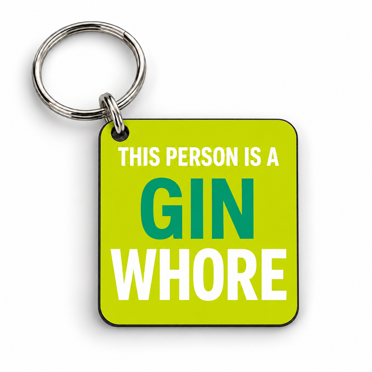 Gin Whore — 5cm keyring