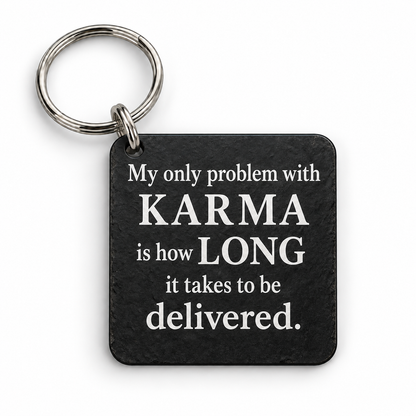 Karma Delivery – 5cm keyring