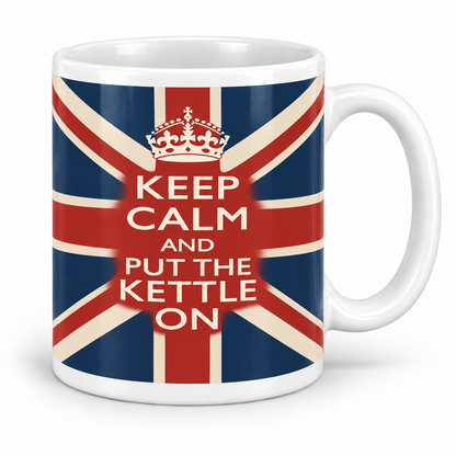 Keep Calm and Put The Kettle On – 11oz mug