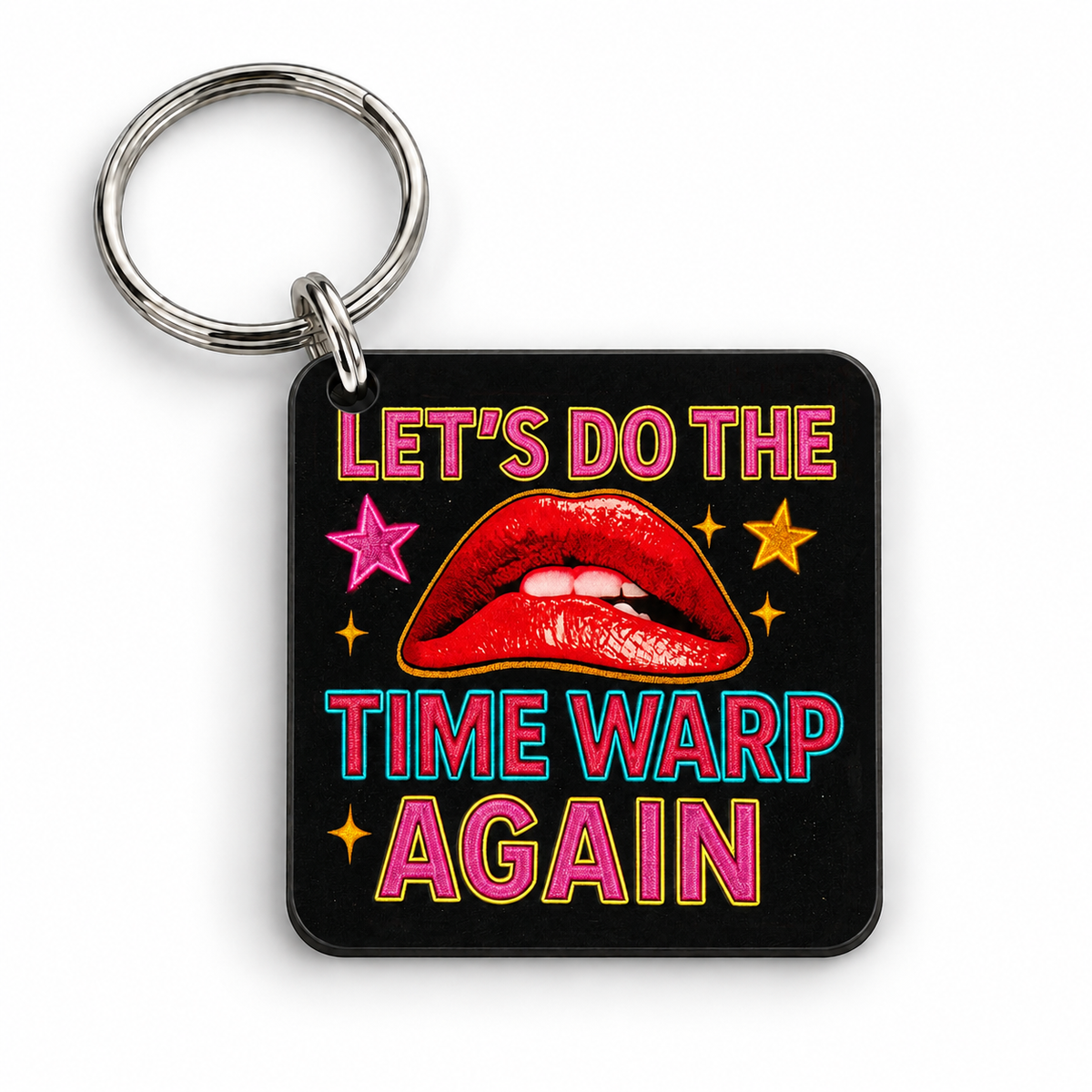 Let's do the Time Warp Again – 5cm keyring