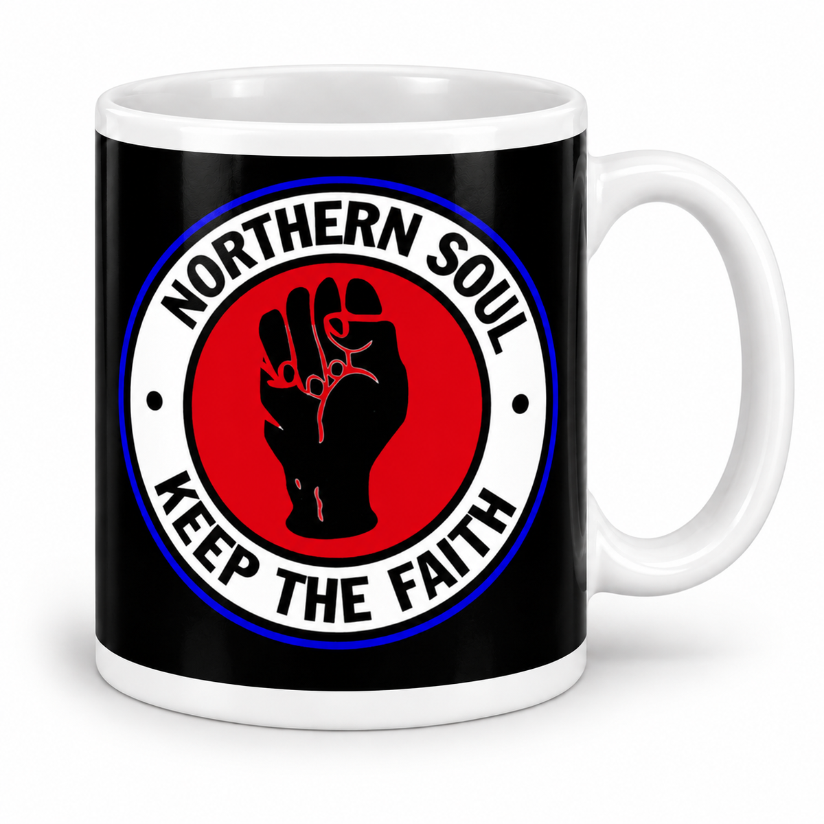 Northern Soul – 11oz white ceramic mug
