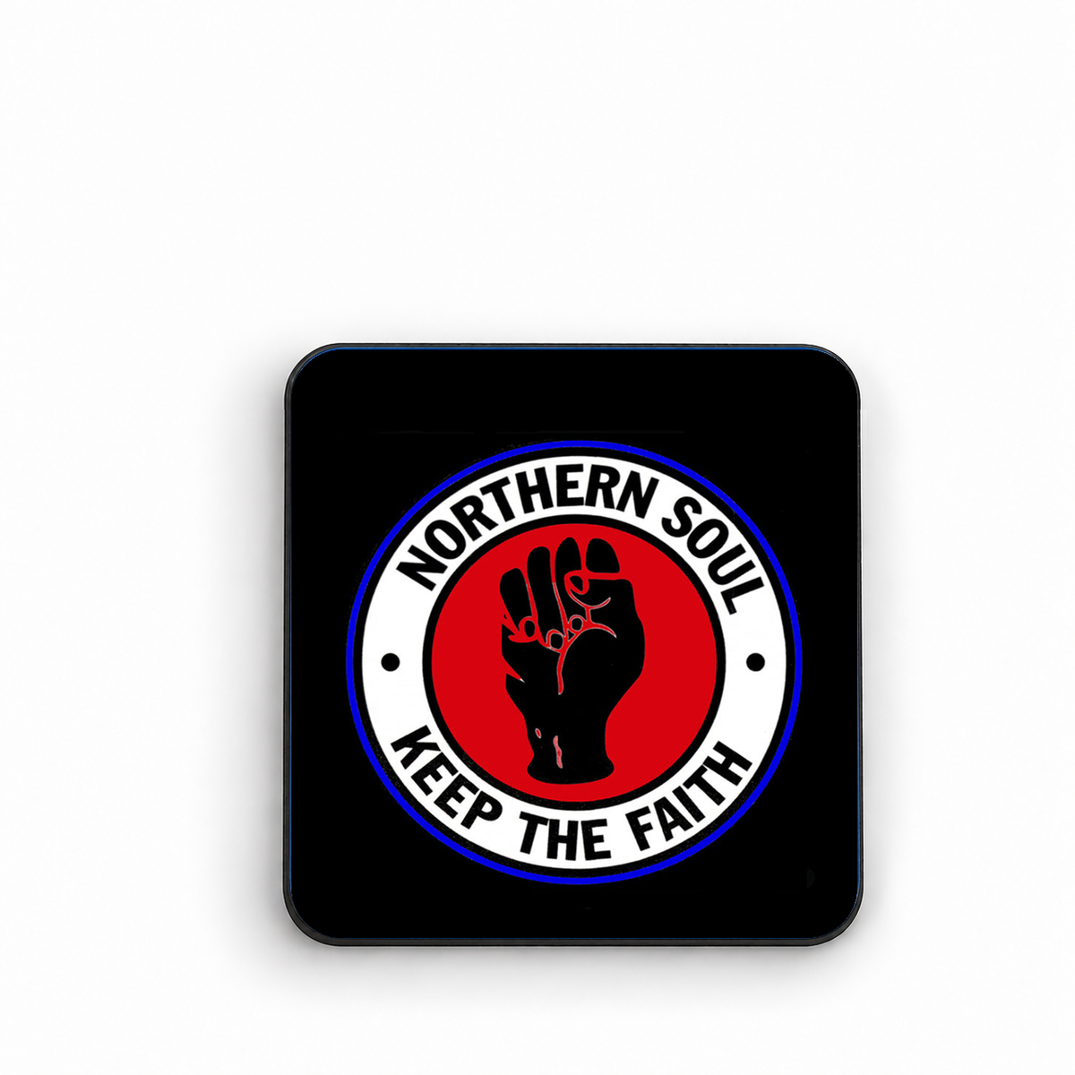 Northern Soul — 5cm square fridge magnet
