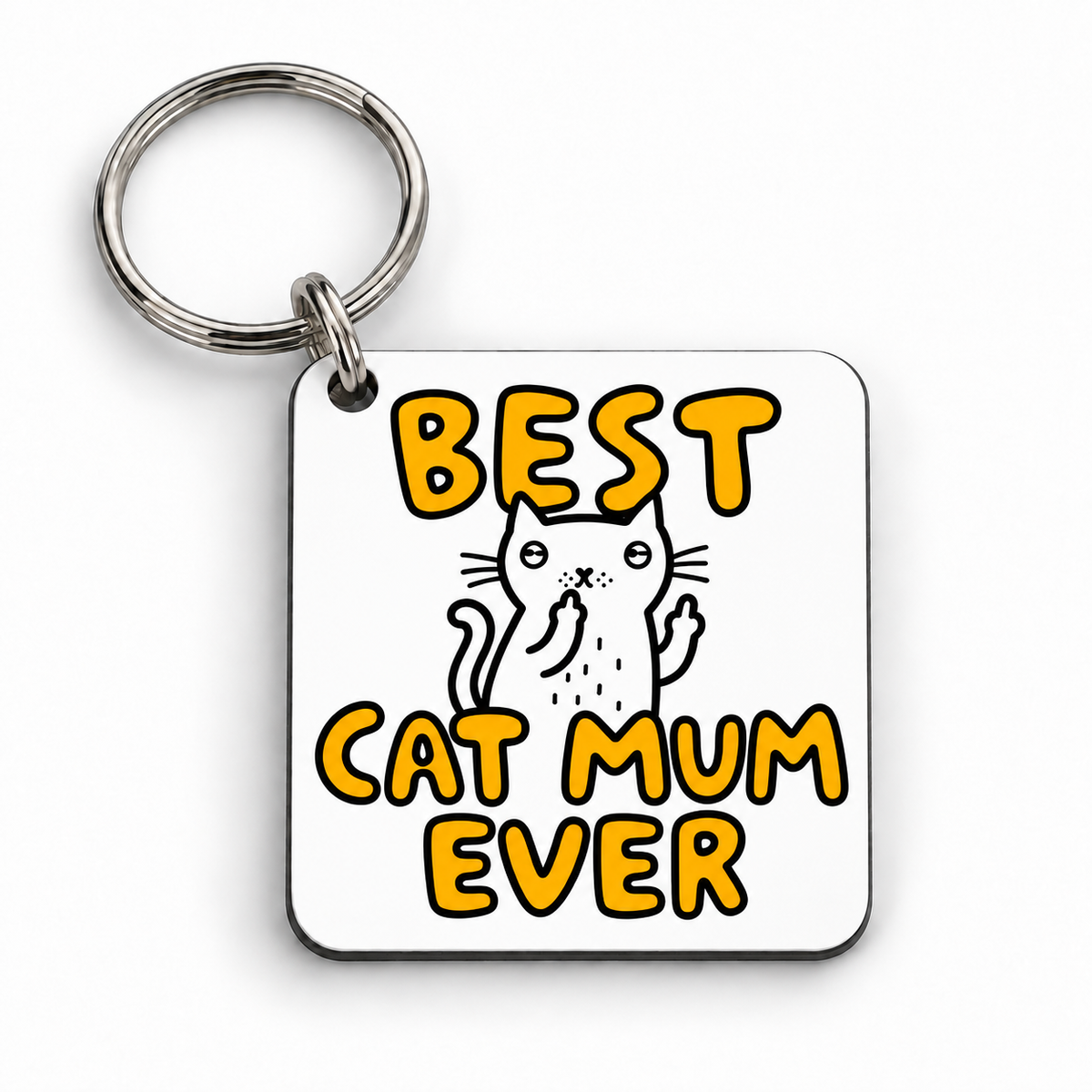 Best Cat Mum Ever — keyring