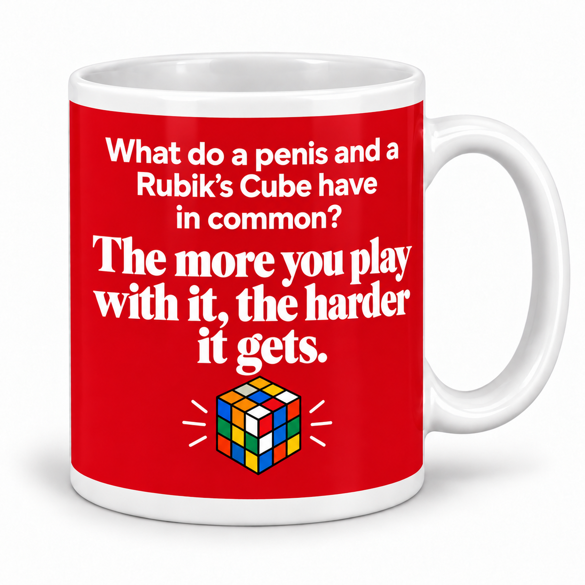 What Do a Penis and a Rubik's Cube Have in Common? — mug