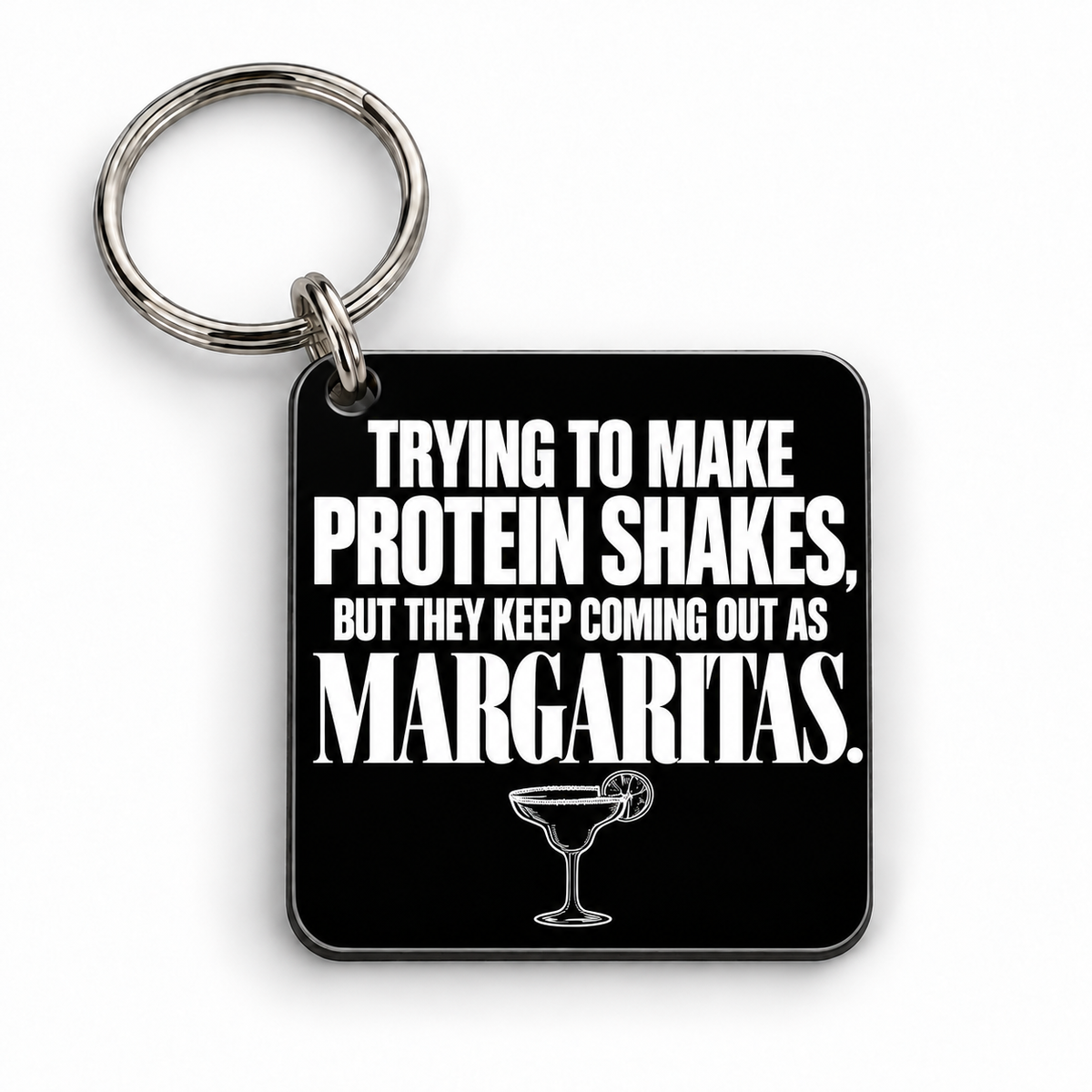 Trying to Make Protein Shakes — Margaritas — keyring