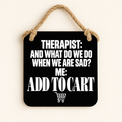 Therapist — Add to Cart — plaque