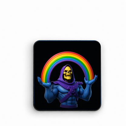 Skeletor Rainbow — fridge magnet