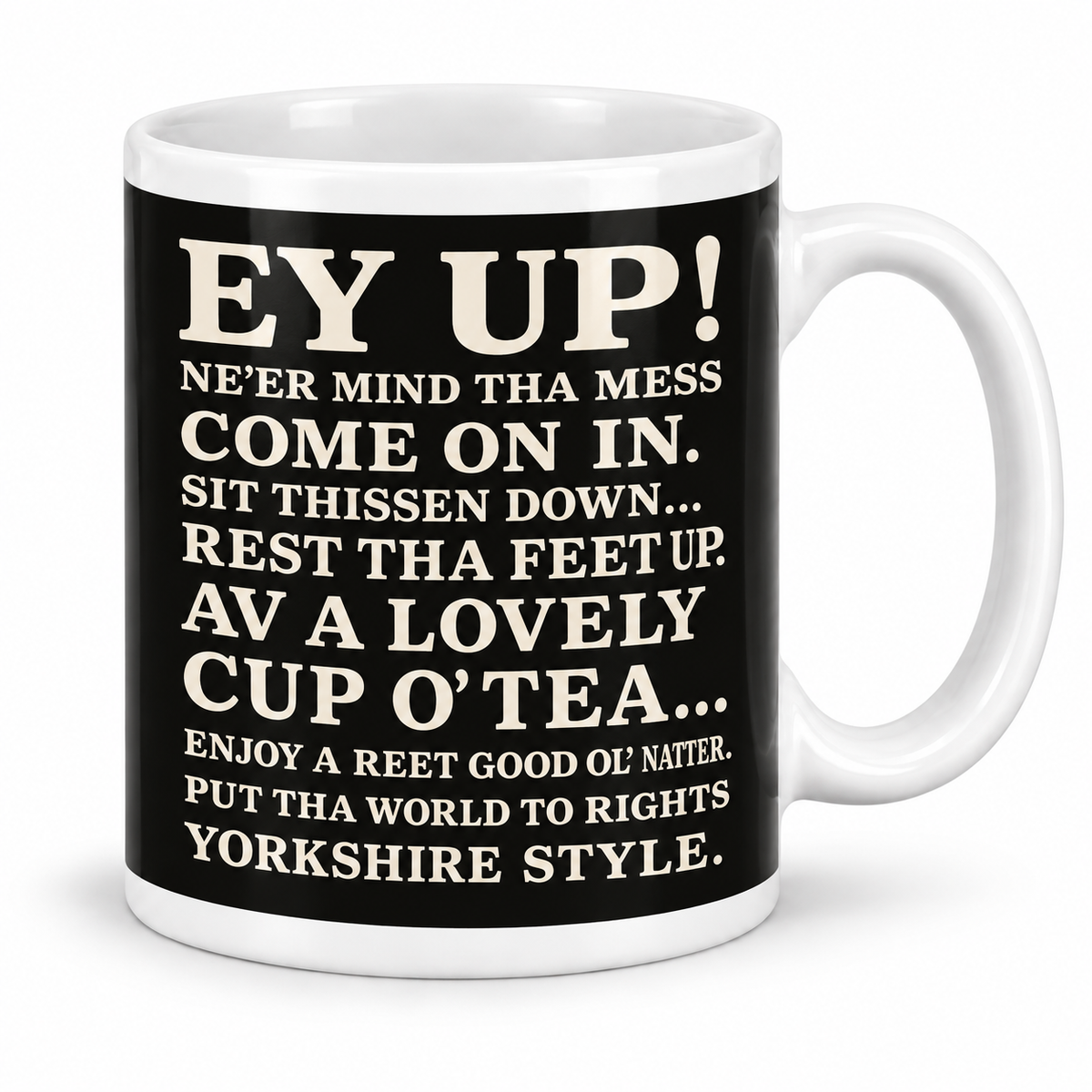 Yorkshire Sayings — 11oz white ceramic mug
