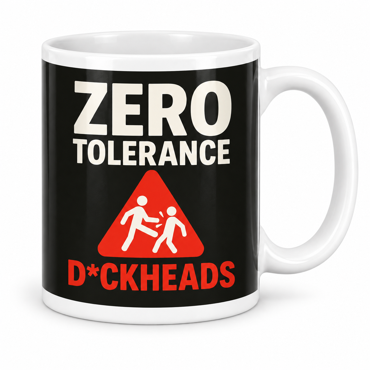 Zero Tolerance: Dickheads — 11oz white ceramic mug